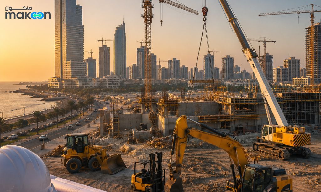 Heavy equipment fleet available for Jeddah projects