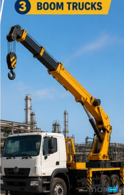 Boom truck rental Jubail