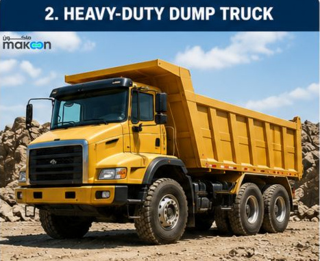 Heavy duty dump truck rental Saudi Arabia giga-projects