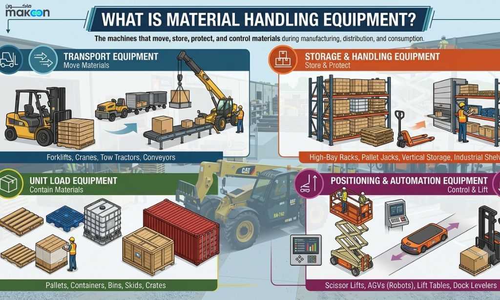 What Is Material Handling Equipment Saudi Arabia