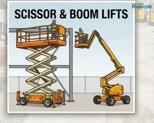 Scissor lift rental in Saudi Arabia