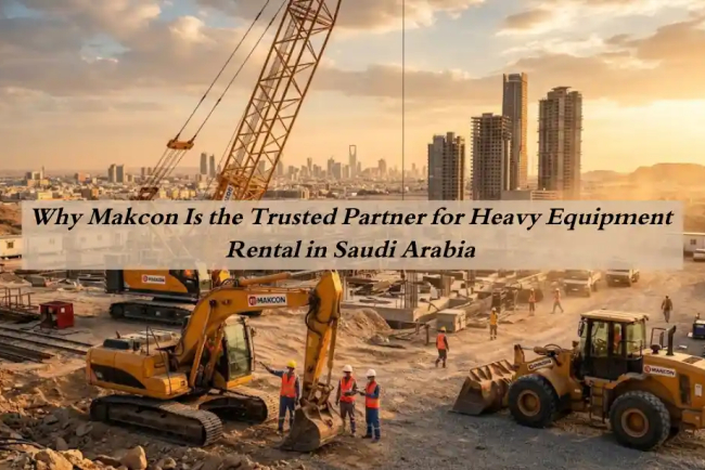 Why Makcon Is the Trusted Partner for Heavy Equipment Rental in Saudi Arabia