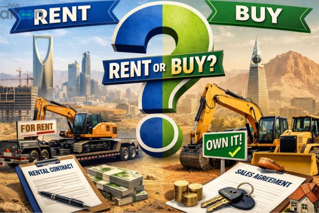 Rent or Buy Heavy Equipment in Saudi Arabia? The 2026 Guide Every Contractor Must Read