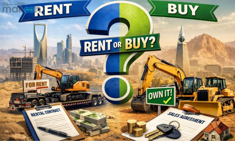 Rent or Buy Heavy Equipment in Saudi Arabia? The 2026 Guide Every Contractor Must Read