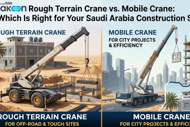 Rough Terrain Crane vs. Mobile Crane: Which Is Right for Your Saudi Arabia Construction Site?