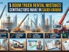 5 Boom Truck Rental Mistakes Contractors Make in Saudi Arabia